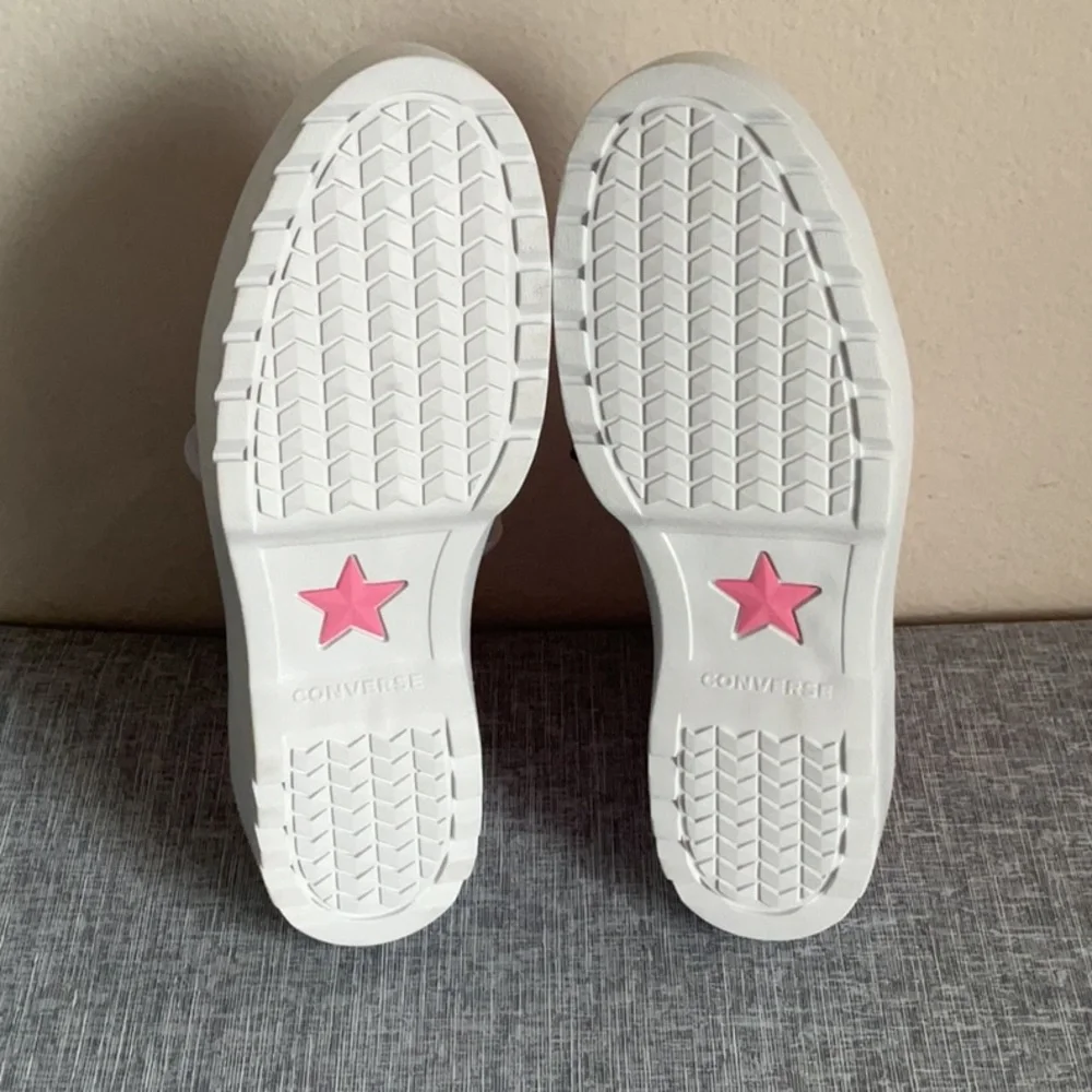 New Converse All Star Sparke Pink Platform High-Top Sneakers Junior 6/ Womens 8